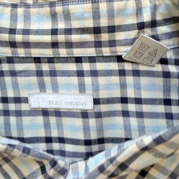 Halogen Men’s Button-Down Shirt XXL Relaxed Fit – Plaid Cotton - Picture 6 of 7